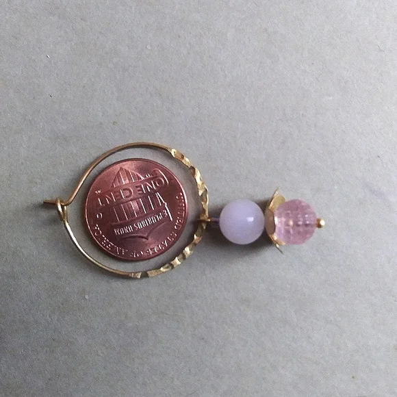 SOLD 'Very Berry' Hoops - Picture 4 of 5